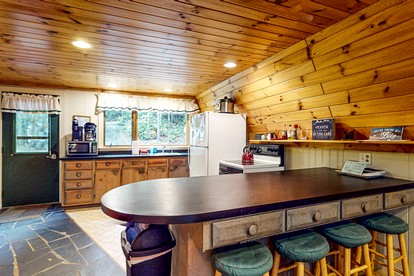 Heavenly Lake A-Frame with Modern Interior in Maine - Greenville, Maine - glamping.directory