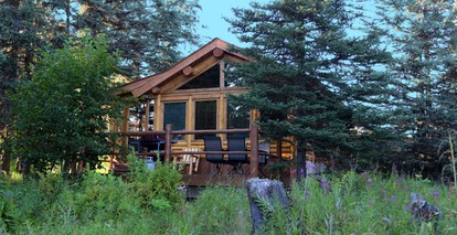 Warm and Cozy Cabin Rental for a Wilderness Escape in Anchor Point, Alaska - glamping.directory
