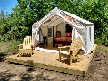 Gorgeous Tent Rental Great for Glamping in Ohio - Madison, Ohio - glamping.directory