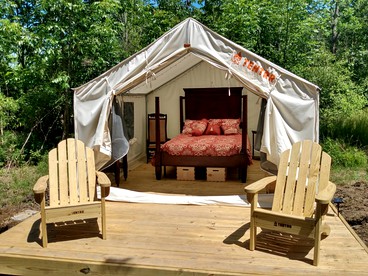 Gorgeous Tent Rental Great for Glamping in Ohio - glamping.directory