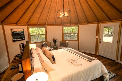Luxury Yurt Rental near Austin for Glamping in Texas - Bastrop , Texas - glamping.directory