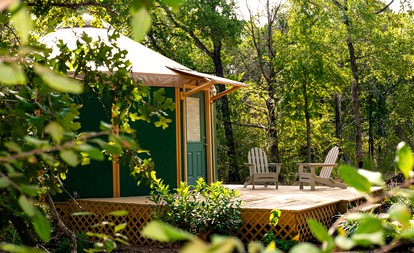 Luxury Yurt Rental near Austin for Glamping in Texas - glamping.directory