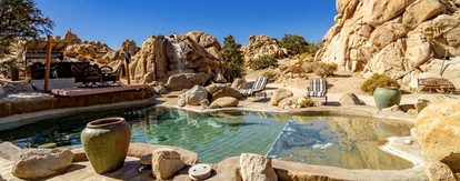 Impressive Retreat with a Private Pool and Hot Tub for a Joshua Tree Getaway - Yucca Valley, California - glamping.directory