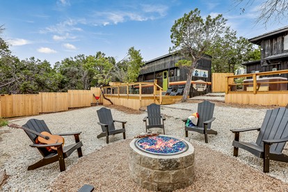 Outstanding Modern Cabin with Spectacular Outdoor and Indoor Areas in Texas - Leander, Texas - glamping.directory