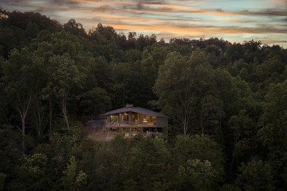 Luxury Cabin with Hot Tub, Movie Theater, Game Room, and Stunning Golf Course Views in Gatlinburg, Tennessee - Pittman Center, Tennessee - glamping.directory