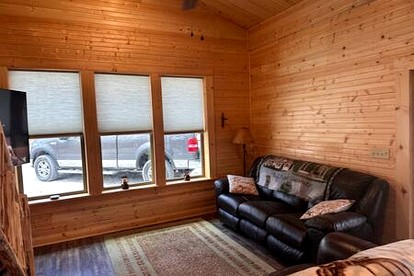 Rustic Lofted Cabin with Hot-Tub in Indiana - Birdseye, Indiana - glamping.directory