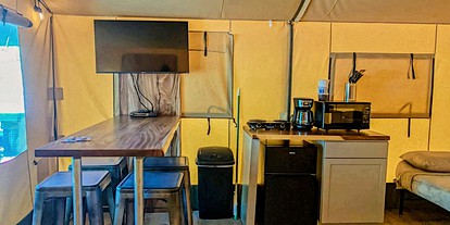 Nature by Day, Comfort by Night: Texas' Best Glamping in this Cibolo Safari Tent Rental - Cibolo, Texas - glamping.directory