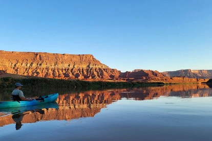 Beautiful Cave by the Colorado River with Stunning Canyon Views for a Unique Adventure in Moab, Utah - Moab, Utah - glamping.directory