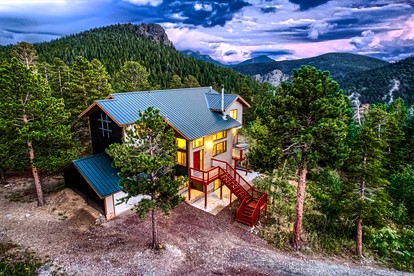 Wonderful Cabin Nestled Amidst Trees in the Mountains of Nederland, Colorado - glamping.directory