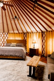 Appalachian Glamping in this Lovely Yurt Rental for Three in North Carolina - Bryson City, North Carolina - glamping.directory