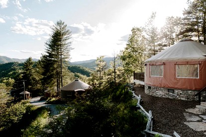 Appalachian Glamping in this Lovely Yurt Rental for Three in North Carolina - Bryson City, North Carolina - glamping.directory