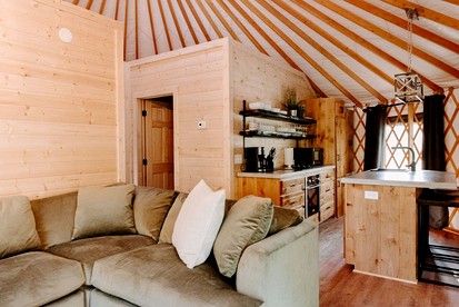 Appalachian Glamping in this Lovely Yurt Rental for Three in North Carolina - Bryson City, North Carolina - glamping.directory