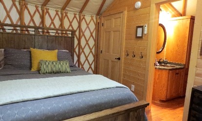 Appalachian Glamping in this Lovely Yurt Rental for Three in North Carolina - Bryson City, North Carolina - glamping.directory