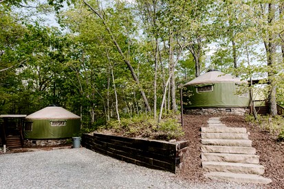 Appalachian Glamping in this Lovely Yurt Rental for Three in North Carolina - glamping.directory