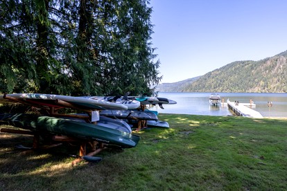Serene Lake Whatcom Retreat with Dock & Hot Tub Near Bellingham in Sedro-Woolley, Washington - Sedro-Woolley, Washington - glamping.directory