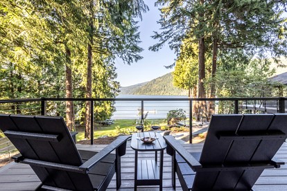 Serene Lake Whatcom Retreat with Dock & Hot Tub Near Bellingham in Sedro-Woolley, Washington - Sedro-Woolley, Washington - glamping.directory