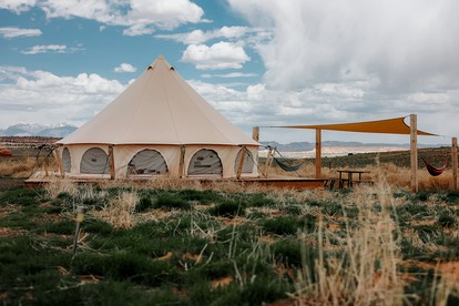 Beautiful Bell Tent for Glamping near Canyonlands National Park, Utah - glamping.directory