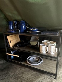 Spacious Equipped Bell Tent with Deck, Fire Pit and Picnic Space in Tennessee - Joelton, Tennessee - glamping.directory