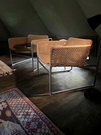 Spacious Equipped Bell Tent with Deck, Fire Pit and Picnic Space in Tennessee - Joelton, Tennessee - glamping.directory