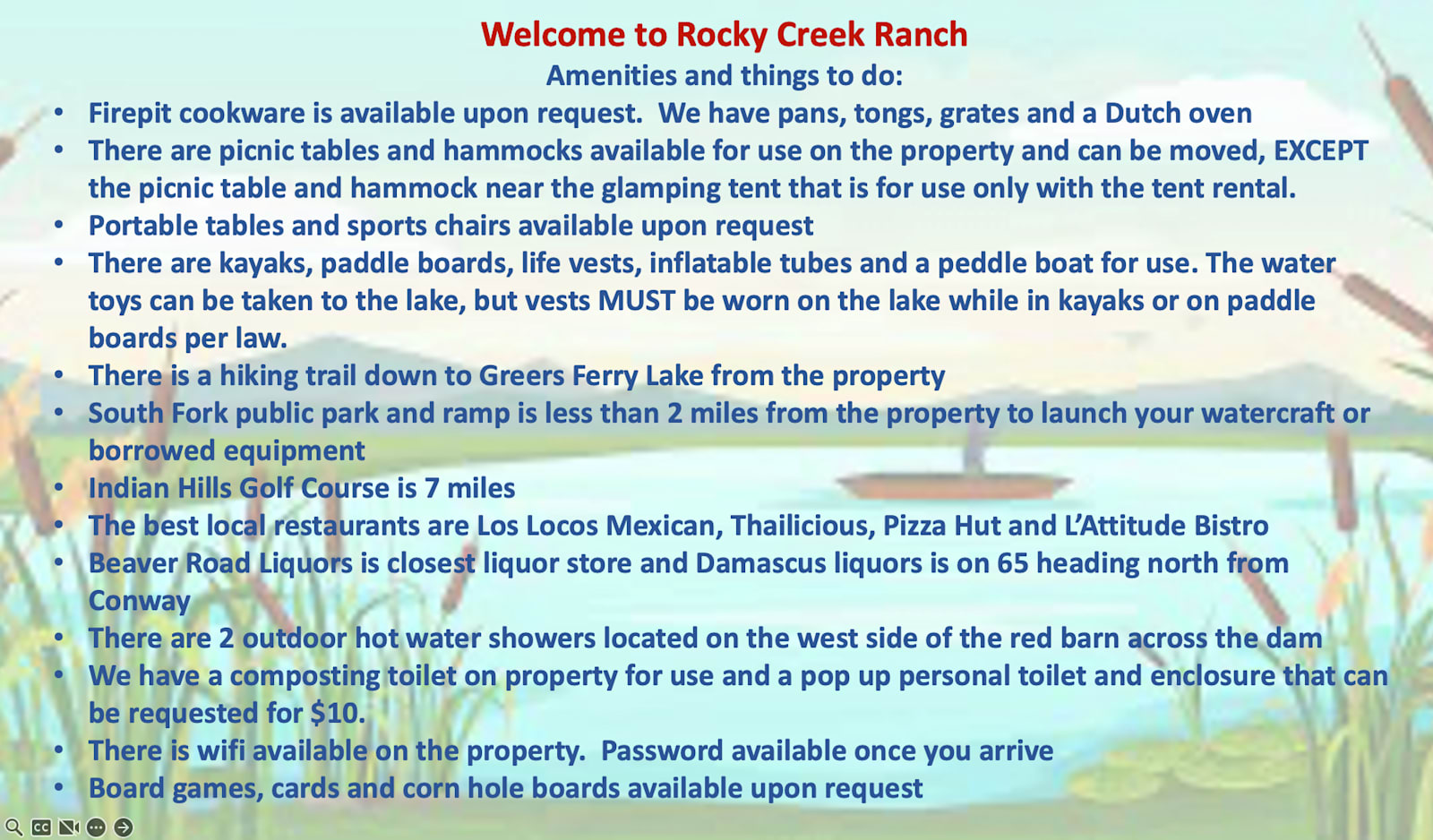 Rocky Creek Ranch Voted Best In St. - Clinton, Arkansas - glamping.directory