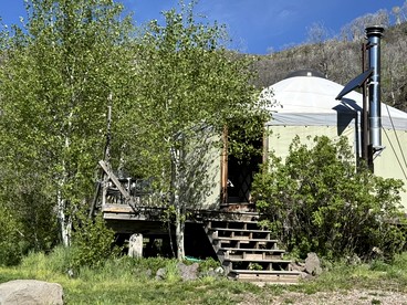 Modern Solar Powered Yurt Fully Equipped in Basalt, Colorado - glamping.directory