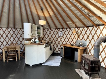 Modern Solar Powered Yurt Fully Equipped in Basalt, Colorado - Basalt, Colorado - glamping.directory
