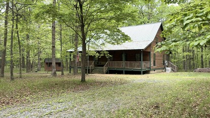 Cute Wooden Cabin Nestled Among Trees in Mentone, Alabama - glamping.directory