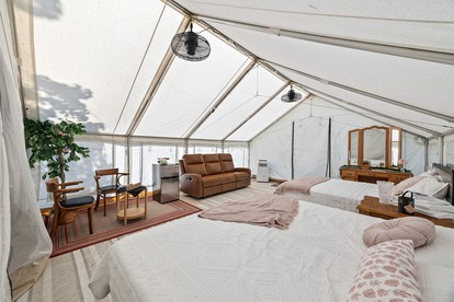 Beautiful Safari Tent for an Unforgettable Glamping Getaway near Center Hill Lake in Tennessee - glamping.directory