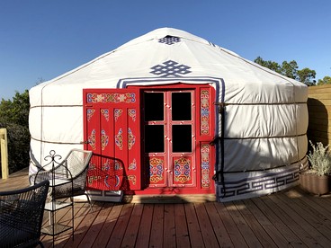 Amazing Yurt for Couples with Stunning Views in Wimberley, Texas - Wimberley, Texas - glamping.directory