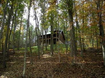 Rustic Cabin Nestled Deep in Woods near West Jefferson, North Carolina - West Jefferson, North Carolina - glamping.directory