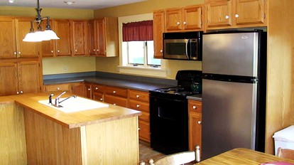Hilltop Cottage Rental Overlooking Creek near Albany in Upstate New York - Fly Creek, New York - glamping.directory