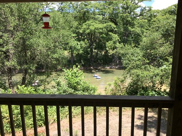 Riverfront Family Cabin Rental on the Guadalupe River near Canyon Lake and Gruene - Canyon Lake, Texas - glamping.directory