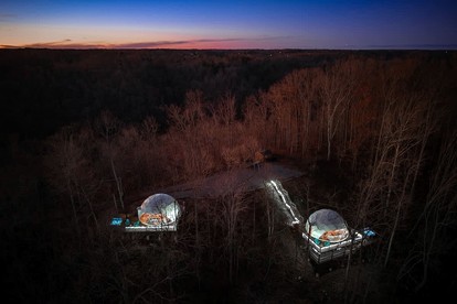 Fully-Equipped Lake Dome with Beautiful Interior and Exterior in Tennessee - Smithville, Tennessee - glamping.directory
