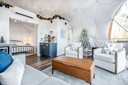 Fully-Equipped Lake Dome with Beautiful Interior and Exterior in Tennessee - Smithville, Tennessee - glamping.directory